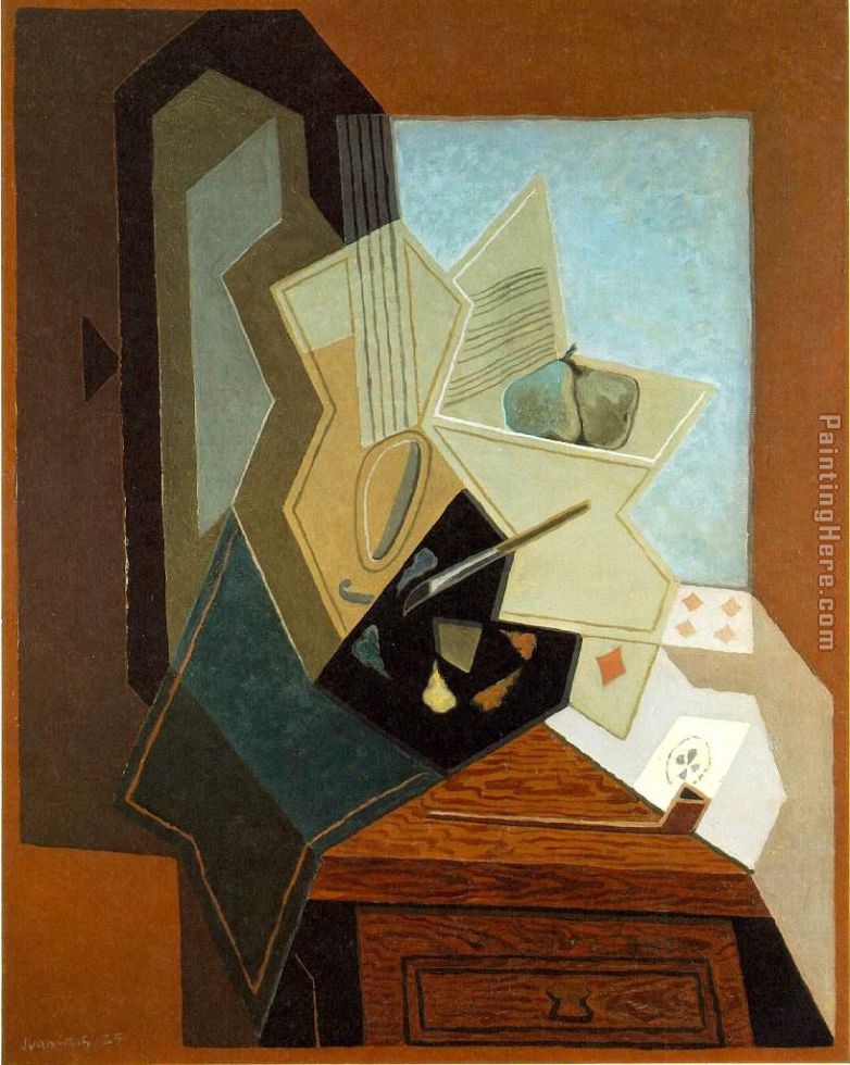 The Painter's Window painting - Juan Gris The Painter's Window art painting